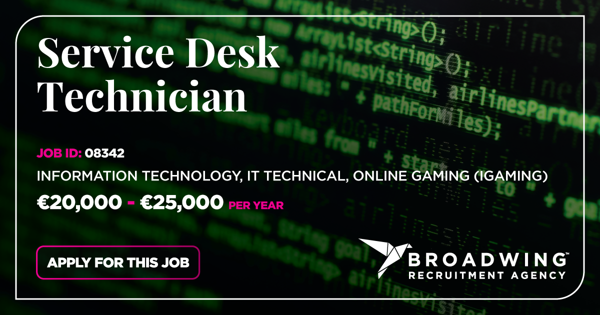 service-desk-technician-vacancy-broadwing-jobs-in-malta