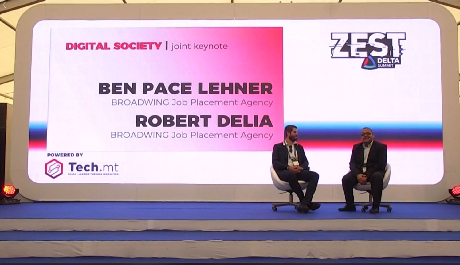 Broadwing Speaks at ZEST - Malta DELTA Summit 2019 - Ben Pace Lehner